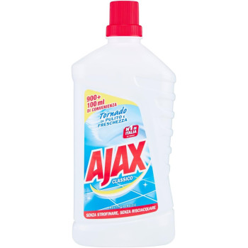 Ajax Classic Floor Cleaner, Liquid, 6 x 1 Litre, Bottles