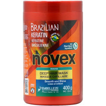 Embelleze Novex Brazilian Keratin Hair Care Treatment Cream, Embelleze Novex Creme De Tratamento Capilar Com Queratina Brasileira, 400G