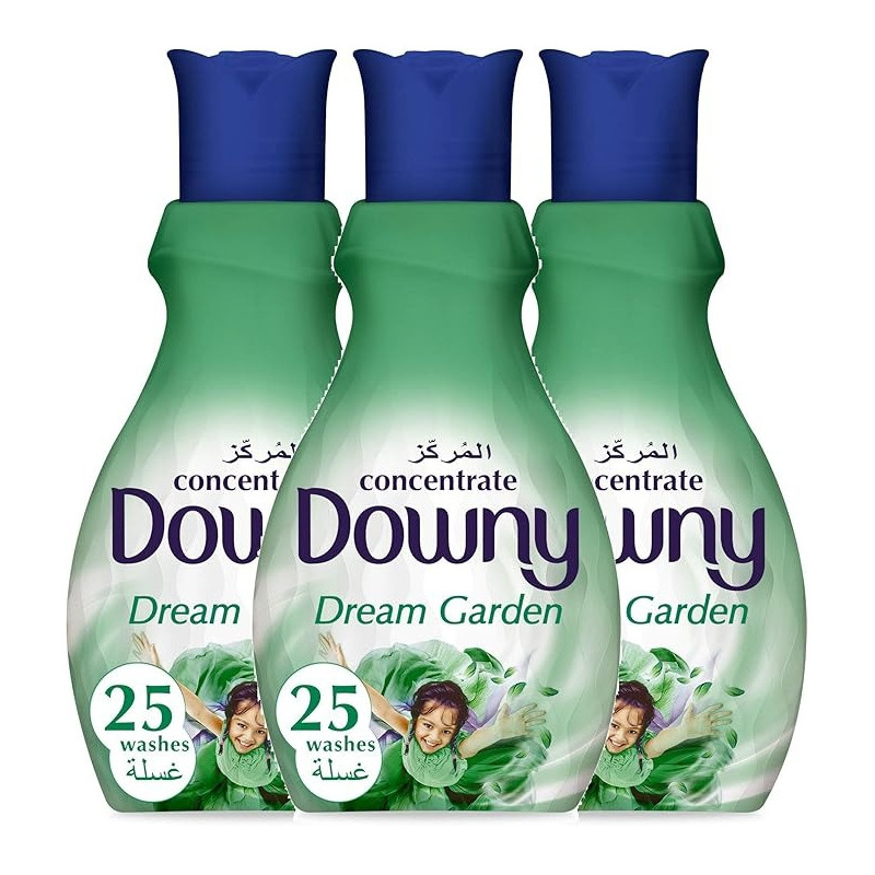 Downy Dream Garden Fabric Softener, 1 Litre, 2 Plus 1 Free