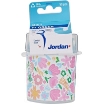 Jordan 3-In-1 Flosser Box, 50 Pieces