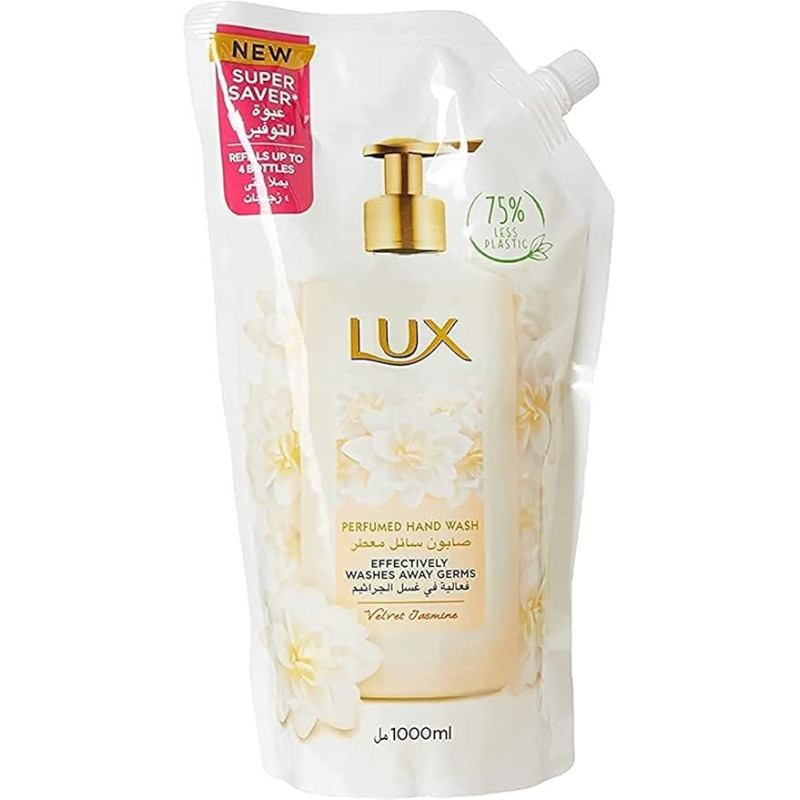 Lux Velvet Jasmine Refill Perfumed Handwash, 1 Kg Packet