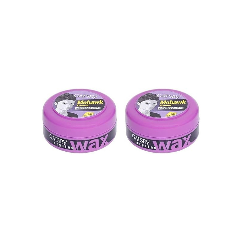 Gatsby Styling Ultimate And Shaggy Wax, Set Of 2, 75G
