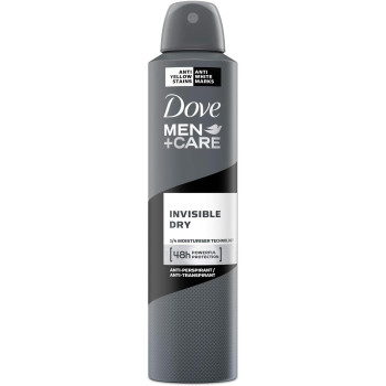 Dove Men Plus Care Invisible Dry Aerosol Anti-Perspirant Deodorant, 250 Ml