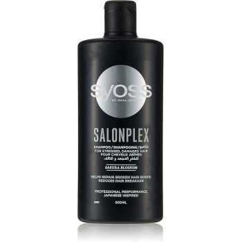 Syoss Salonplex Shampoo For Stressed And Damaged Hair, 500 Ml