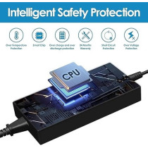 Coulper 180W 19.5V / 9.23A Charger For Dell Dock WD19 K20A001 D6000 D6000S Dock WD15 K17A001 Thunderbolt Dock WD19TB WD19TBS TB15 TB16 TB18DC K16A K16A001 Connector Cable Feeds, Black