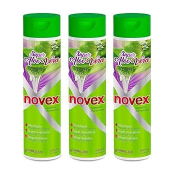 Novex Super Aloe Vera Ultra Repair, Super Umectation, Mega Hydration Shampoo, 300 ml, Pack Of 3