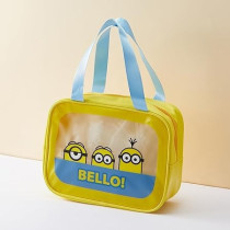 Miniso Minions Collection Storage Bag, Travel Storage Bag For Luggage, Yellow