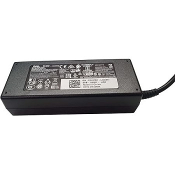 Dell Genuine Original 90W Ac Adapter Charger Power Supply And Uk Mains Cable For Studio 15, Studio 1555, Studio 17, Black, 492-BBUW