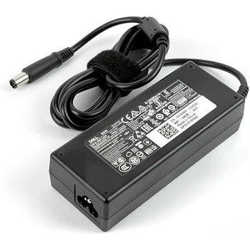 Dell Genuine Original 90W Ac Adapter Charger Power Supply And Uk Mains Cable For Studio 15, Studio 1555, Studio 17, Black, 492-BBUW