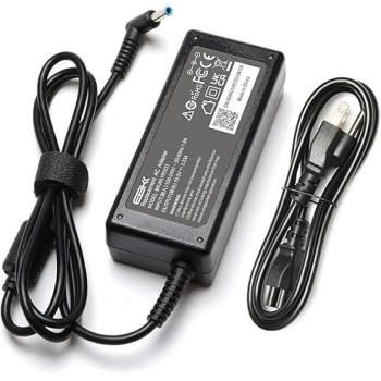 Ebkk 65W Laptop Charger For Hp Elitebook Charger 840 850 845 830 820 G9 G8 G7 G6 G5 G4 G3/Probook 450 430 440 446 455 470 640 650 745 735 725 755 Power Cord, Black, DL65195333