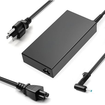 Nlilitong 120W 6.15A Charger For HP USB-C Dock G5 5TW10UT 5TW10AA 5TW10AAABB 5TW10UTABA USB-C/A Universal Dock G2 5TW13AA 710415-001 L41856-001 Laptop Charger, Black, ADP195061M