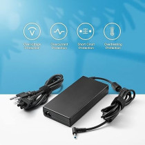 Nlilitong 120W 6.15A Charger For HP USB-C Dock G5 5TW10UT 5TW10AA 5TW10AAABB 5TW10UTABA USB-C/A Universal Dock G2 5TW13AA 710415-001 L41856-001 Laptop Charger, Black, ADP195061M
