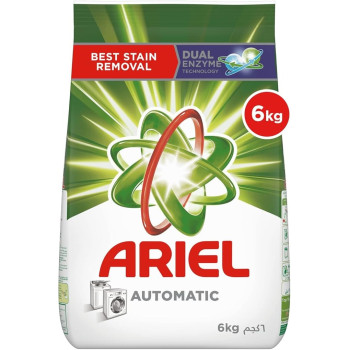 Ariel Automatic Powder Laundry Detergent Original Scent, 6 Kg
