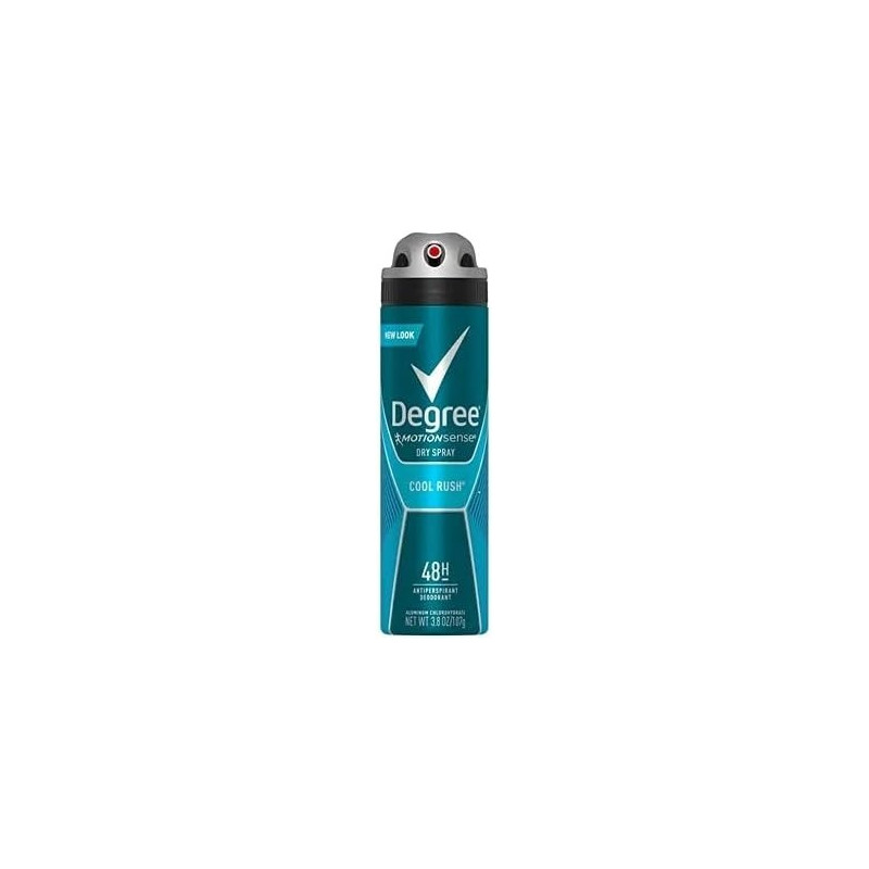 Degree New Look Motionsense Cool Rush Dry Spray, 112 ml