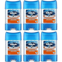 Gillette Sport High Performance Sport Triumph Antiperspirant Clear Gel, 70 ml, Pack Of 6