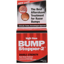 High Time Bump Stopper 2 Double Strength Razor Bump Treatment, 14.2 Grams