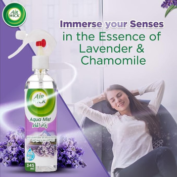 Air Wick Air Freshener Aquamist Wild Lavender And Mountain Breeze, 345 ml