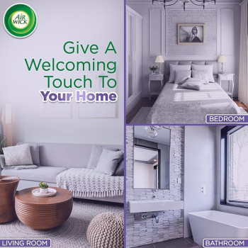 Air Wick Air Freshener Aquamist Wild Lavender And Mountain Breeze, 345 ml