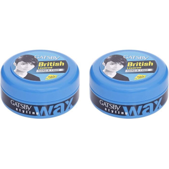 Gatsby Styling Hard And Free Wax For Men, Set Of 2, 75 Grams