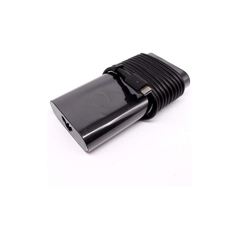 Dell Genuine 20V 4.5A 90W Original USB-C Adapter XPS 12 9250 13 9360 9365 15 9560 Laptop Battery Charger Power Supply Compatible DP/N TDK33 59TVW Type-C Adaptor PSU Plus UK Mains Cable, Black, LA90PM170
