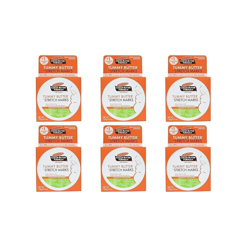 Palmers Cocoa Butter Formula With Vitamin E Tummy Butter For Stretch Marks, 125 Grams, No Of 6