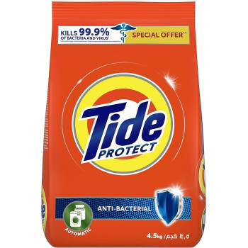Tide Protect Antibacterial Laundry Detergent Automatic, 4.5 Kg