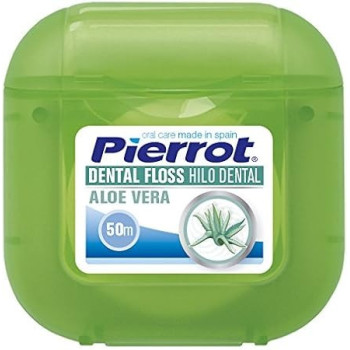 Pierrot Oral Care Aloe Vera Dental Floss Thread, 50 m