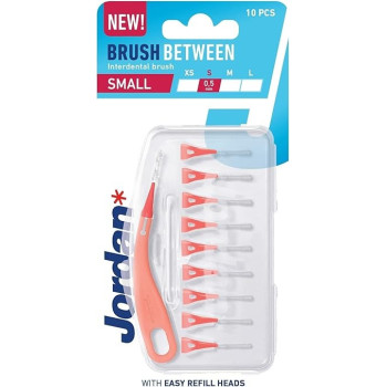 Jordan Brush Between Interdental Brush, Small, 0.5mm, 10 Pcs