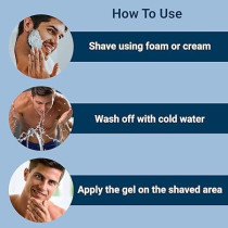 Bombay Shaving Company Men's Fitkari After Shave Gel, 100 Grams