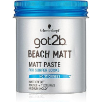 Schwarzkopf Got2b Beach Matt Matt Paste For Surfer Looks, 100 ml