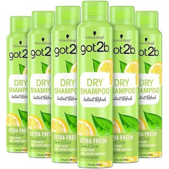 Schwarzkopf Got2b Fresh It Up Extra Fresh Dry Shampoo, 200 ml, Pack Of 6