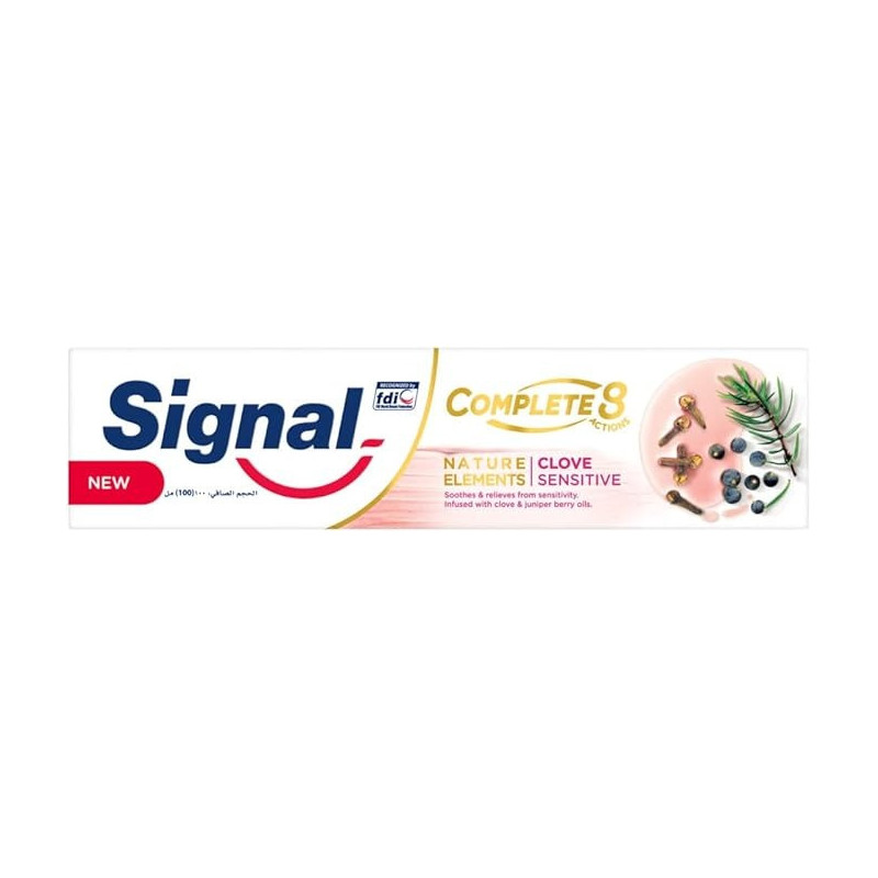Signal Toothpaste Complete 8 Actions Nature Elements Clove Sensitive, 100 ml