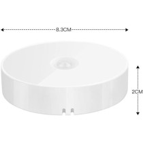 Sfalci Night Lamp Motion Sensor Led Night Light Usb Rechargeable Energy Saving Bedroom Washroom Stairs Intelligent Body Induction Lamp White Light