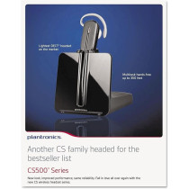 Plantronics Convertible Wireless Headset, Black, 84693-01