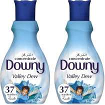 Downy Concentrate Fabric Softener Valley Dew, 1.5 Litre, Pack Of 2