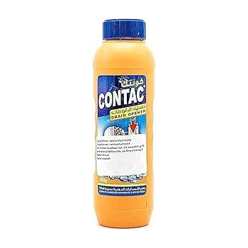 Contac Drain Opener Suitable For Use In Sinks, Tubs And Other Household Drains, 500 Grams