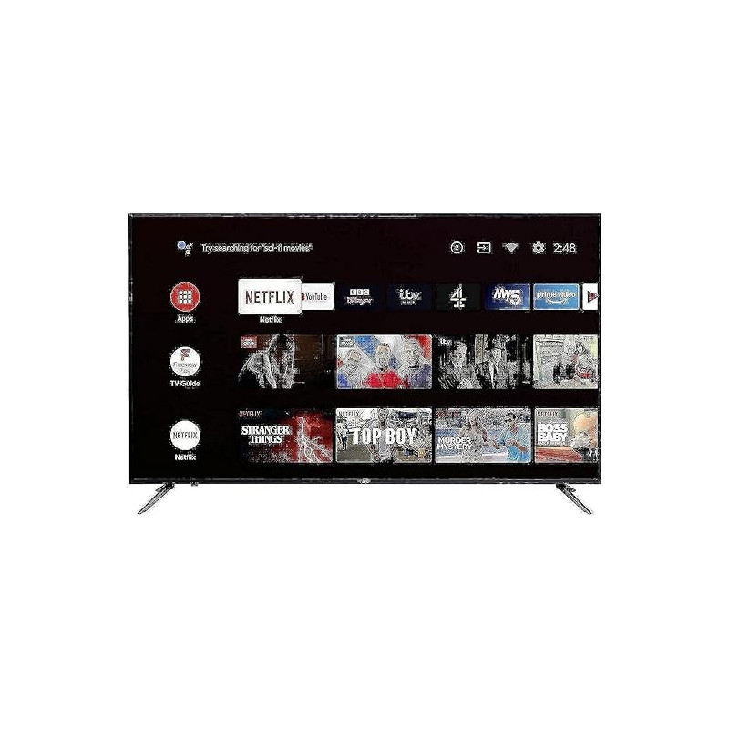 JVC 58 Inch 4K UHD Smart TV Android 11 Official With Google Assistant Google Play, Built In Bluetooth And Wifi - LT58N785D1