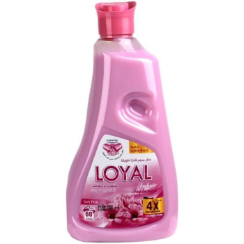 Loyal Fabric Softener And Freshener Concentrated, Soft Pink, 60 Washes, 1500Ml