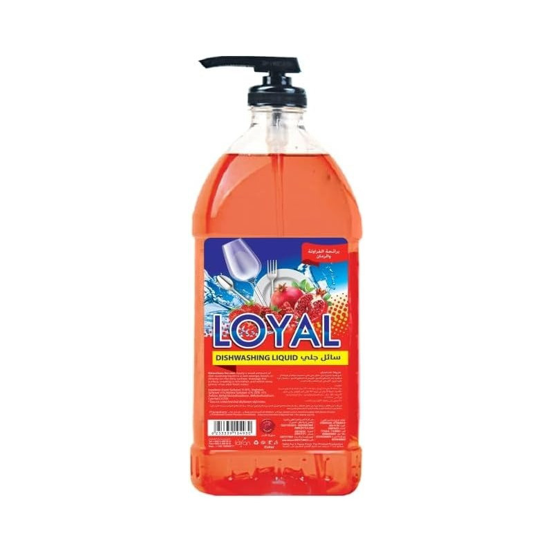 Loyal Dishwashing Strawberry And Pomegranate Liquid Scent, 2 Liter