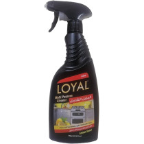 Loyal Multi Purpose Cleaner, Remove Grease, Grime And Tough Dirt From Kitchen Tiles, Cooker, Oven, Stainless Steel, Cooking Pots, Pans And Dishes, Lemon Scent, 750 Ml