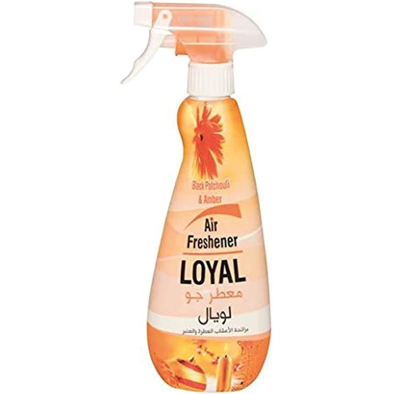 Loyal Air Freshener With Black Patchouli And Amber Scent, 450 Ml
