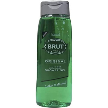 Brut Original All-In-One Shower Gel For Hair And Body, Body Wash For Men