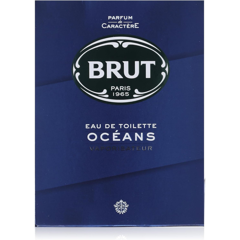 Brut Oceans Eau De Toilette Long Lasting Enriched Signature Scented Perfume Spray For Men, 100 Ml