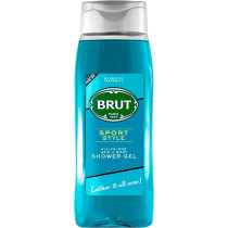 Brut Sport Style All-In-One Shower Gel For Hair And Body, 500Ml