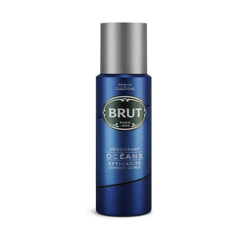 Brut Ocean Deodorant Body Spray For Men, Masculine Long-Lasting Deo With Fresh, Aquatic Fragrance, 200 Ml