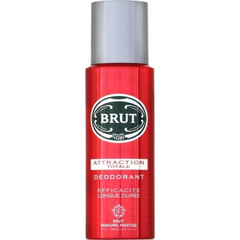 Brut Attraction Totale Efficacite Longue Duree Deodorant Spray For Men, 200Ml
