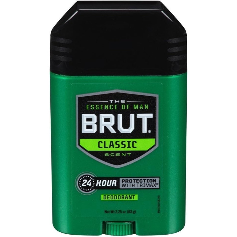 Brut Deodorant Stick Classic Fragrance, Pack Of 2 ( 2.25 Oz Each)