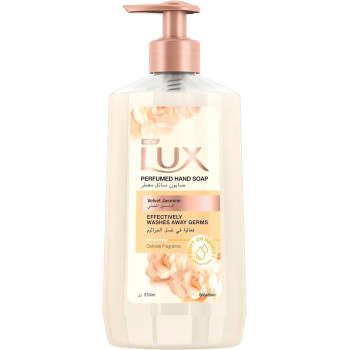 LUX Perfumed Hand Soap Glycerine Enriched Velvet Jasmine Pack of 2 x 500ml Each