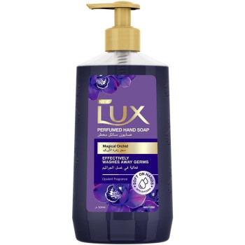 LUX Antibacterial Liquid Handwash Glycerine Enriched, Magical Orchid For All Skin Types, 500Ml