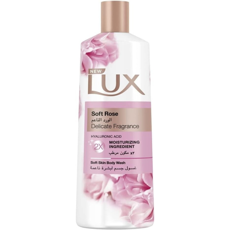 LUX Moisturising Body Wash Soft Rose For All Skin Types, 500ml